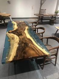 Check spelling or type a new query. China Solid Walnut Wood Resin River Beach Home Use Dining Table Office Desk Top China River Table Resin Table