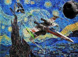 The original painting inspired by the star wars movies, and vincent van gogh's starry night took over 20 hours to create. Artstation Starry Night Thierry Billa