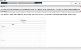 solved instructions chart of accounts labels and amounts