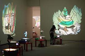 Light Art Shadow Theatre Interactive Art