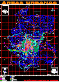 Descargar bloque cad en dwg. Planos De Mapa Region Metropolitana De Curitiba En Brasil Diseno Urbano En Planospara
