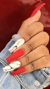 Nice Love The Matte Red Nails Now Nail Designs Spring Spring Nail Art