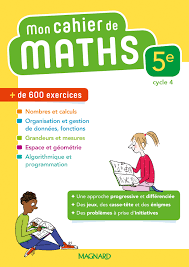 Exercices de math à imprimer au format pdf avec correction. Mon Cahier De Maths 5e 2018 Magnard Enseignants