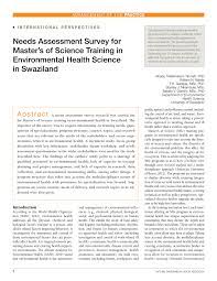 This concept is related to both health and environment. Pdf National Environmental Health Association