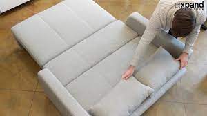 A sofa bed folds out flat and doesn't include a traditional mattress. Talia Sofa Bed Easy Open With Storage Youtube