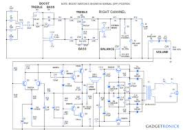 To make the stereo channel amplifier, build the similar amplifier circuit… Diy 30 Watt Stereo Amplifier Circuit Gadgetronicx