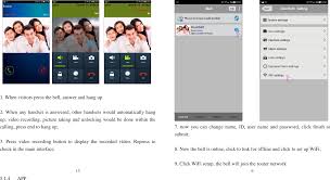 Balance (tab and/or tab bonus) on your next bill. W801 Wifi Doorbell User Manual Shenzhen Eastic Tech