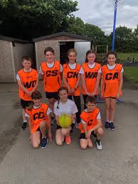 A huge congratulations to the year 6 netball team who won 19-0 in their  first netball game against Birchwood.🙌🏀🏆