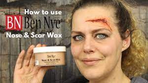 How To Use Nose Scar Wax By Ben Nye Special Effects Makeup Tutorial Fx Wax Wound Wax Youtube Scar Wax Special Effects Makeup Wax