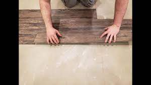 Self Stick Vinyl Plank Flooring From Traffic Master How To Product Review Youtube