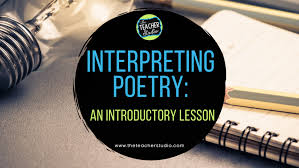 Introduction to Poetry Lessons - The Teacher Studio