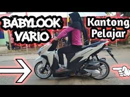 Related posts to modifikasi vario 125 old babylook. Babylook Mothai Vario New Simple Banget Youtube