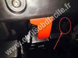 Obd2 Connector Location In Mercedes E Class 212 2009 2016 Outils Obd Facile