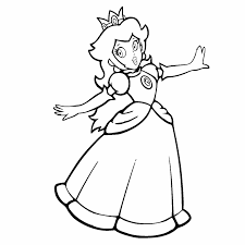Coloring pages princess peach beautiful printable of to free page. Princess Peach Coloring Page Coloring Pages 4 U