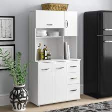Product title systembuild 23.7w x 15.4d x 75h utility storage cabinet, white average rating: Kitchen Pantry Cabinets Wayfair