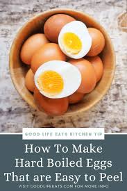 Just put the cooked eggs in a pot with water, cover it with the lid, and . Easy Peel Hard Boiled Eggs Good Life Eats