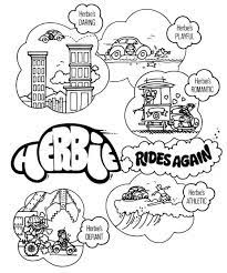 Page From Herbie The Love Bug Coloring Book Love Coloring Pages Disney Coloring Pages Coloring Pages