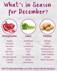 whats in season for december winter seasonal produce