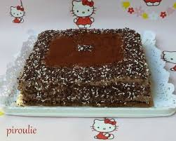 Gateau Aux Petits Beurre Au Chocolat Et Au Cafe Patisseries Et Gourmandises Gateau Chocolat Sans Cuisson Patisserie Petit Beurre