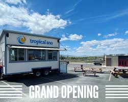 Santaquin, are you ready for your own Tropical Sno??? Tomorrow, May 5, we  will be OPENING. We can't wait. See you there!! Open 2-9pm. We are located  in the BIG O parking