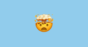 Face with exploding head emoji line icon. Exploding Head Emoji On Apple Ios 11 1