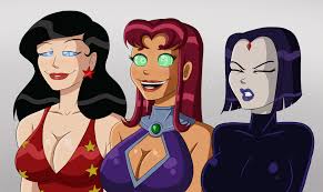 Starfire and Raven Female Only Big Breast Superhero Superheroine < Your  Cartoon Porn