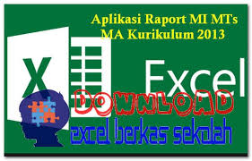 Aplikasi Raport Mi Mts Ma Kurikulum 2013 Kurikulum Pendidikan Sekolah