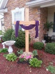 So, i have made an easter cross card for you today with some easter lilies added too! 60 Outdoor Easter Decorations Ideas Which Are Colorful And Egg Stra Special Hike N Dip Easter Outdoor Easter Decorations Outdoor Easter Yard Decorations