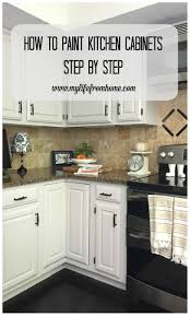 Diy How I Painted My Kitchen Cabinets White Cottage Home Living New Kitchen Cabinets Kitchen Renovation Oak Kitchen Cabinets