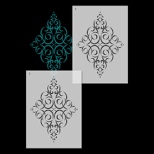 Use simple stencil™ lettering to add inspiration, style and originality to your space. Simple Diamond Medallion Wall Stencil Sku 3418 Designer Stencils