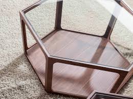Shop coffee tables at target. Coffee Table In Walnut With Glass Top Angel Cerda S L