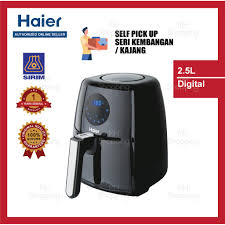 Vegetarian air fryer egg rolls. Rm195 Digital Air Fryer 2 5l Haier Ha Af253 Analog Ha Af25 1yearwarranty Pickup Kajang Seri Kembangan Shopee Malaysia