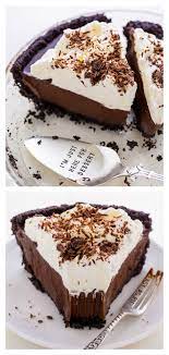 No Bake Chocolate Cream Pie Baker By Nature Recipe Chocolate Pie With Pudding Easy Chocolate Pie Chocolate Pie Recipes