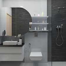 Modern bathroom design can work well in bathrooms ranging from tiny to titanic, but because of the relatively unadorned, seamless aspects of modern design, this style is particularly attractive for. Elegant Modern Bathroom Design Design Cafe