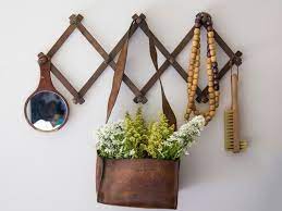 11 Creative Ways To Use An Accordion Peg Rack Hgtv Hanger Decor Coat Rack Wall Wooden Wall Hooks