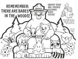 Patterns for art projects, file folders, printable ebooks,coloring pages & more. Forest Service Nw On Twitter This Nationalcoloringbookday Learn About Smokey Bear S 5 Rules While Enjoying The Fulfilling Act Of Coloring