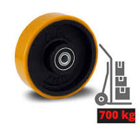 Roda industrial ferro + poliuretano 300kg - Distribuidor Colson
