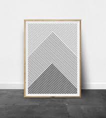 Aktuell häufen sich leider wieder die probleme beim drucken von dokumenten oder fotos. Geometrische Druck Geometrische Kunst Schwarz Und Weiss Etsy