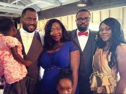 Check out desmond elliot and his beautiful wife victoria at the just concluded wedding ceremony of abisola afolabi and olayinka alabi in lagos. Mercy Johnson Desmond Elliot Stella Damasus As Nollywood Actor Director Robert Peters Weds Bellanaija