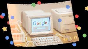 Burning man festival, 1998 google founders larry page and sergey brin played with the corporate logo to. Google Doodle Zum 21 Google Feiert Heute Seinen 21 Geburtstag Mit Einem Doodle Augsburger Allgemeine