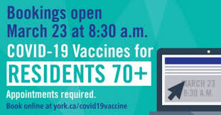 York vaccine portal changes draw fire from volunteer group the region's vaccine booking portal now requires online registrants to have an email address author of the article: Covid 19 Vaccine Seniors Aged 70 Booking Open On March 23 Project Protech