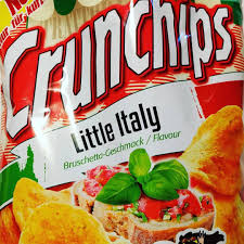 Crunchips Little Italy Italy Bruschetta Chips Crisps In 2020 Snack Recipes Bruschetta Food
