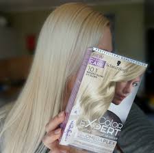 Schwarzkopf Color Expert Omegaplex Hair Dye 10 1 Icy Blond Review And After Photos Via Beautybymissl Schwarzkopf Color Natural Hair Mask Dyed Blonde Hair