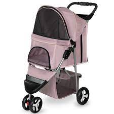 Pet Stroller Cat Dog 3 Wheel Jog Folding Lightweight Travel Breathable Carrier Get One Pet Stroller Dog Stroller Jogger Stroller