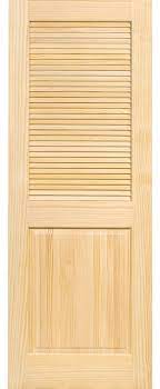 8 x 32 x 80. Interior Door Louvered Panel Unfinished Wood Solid Core Transitional Interior Doors By In And Out Home Houzz