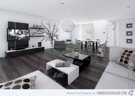 20 Modern Contemporary Black And White Living Rooms Home Design Lover White House Interior Modern White Living Room Living Room White