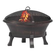 Product overview the pavestone 31 in. Hampton Bay 26 In Del Oro Cast Iron Fire Pit Ft 1107c The Home Depot