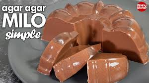 Cara buat agar agar milo susu. Resepi Agar Agar Milo Simple Mudah Sukatan Cawan Youtube