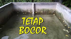 Langkah terakhir adalah memeriksa kolam secara komprehensif untuk mencari kerusakan. Lanjutan Kolam Beton Bocor By David Apriandy