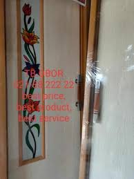 Pintu double hpl ini memiliki detil desain variasi lubang kaca dengan lis. Jual Pintu Kamar Mandi Pvc Lux Motif Bunga Coklat Kaskus